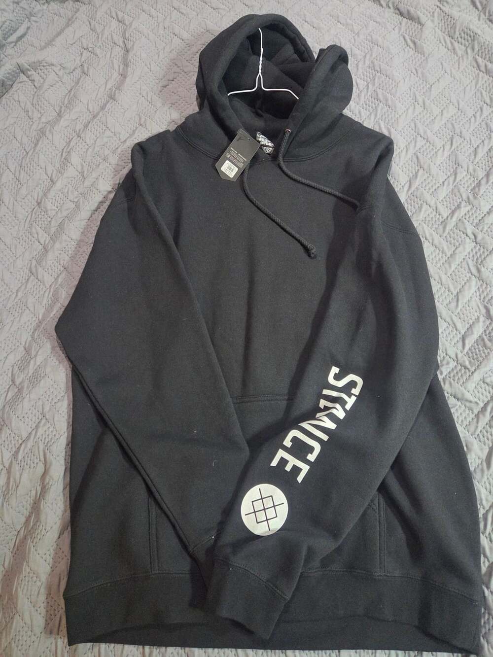 Stance Icon Hoodie Size XL Black Pullover